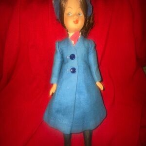 Mary Poppins 1960’s Doll with Coat and Hat Clothes and shoes